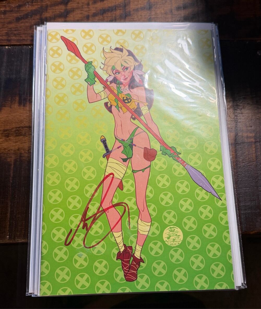 Rogue: The Savage Land #3 Mark Brooks Signed Variant Cover with COA